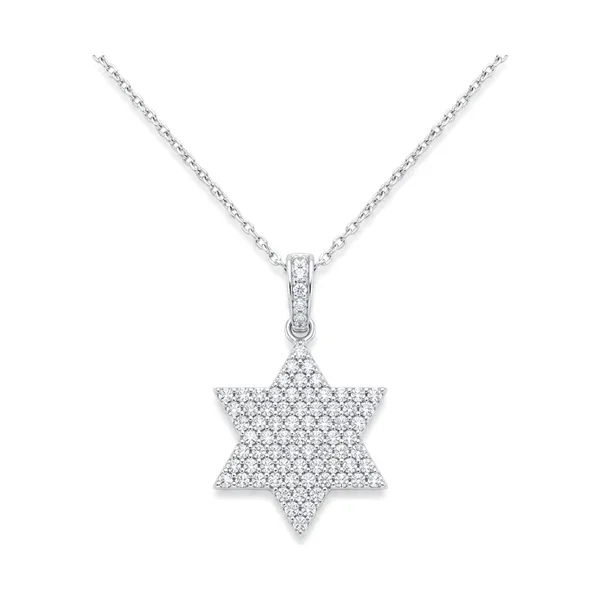 תליון מגן דוד, שיבוץ מלא